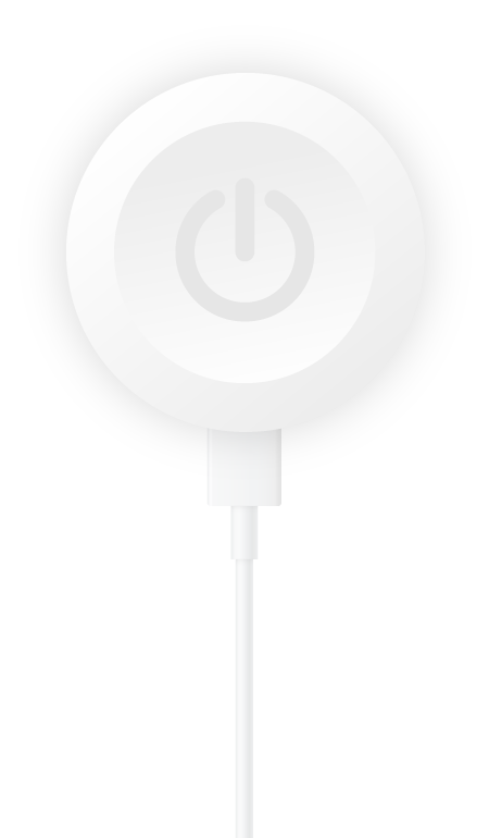 botón apagado con cable